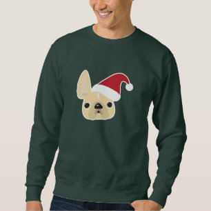 Sweatshirt de Noël de bouledogue français