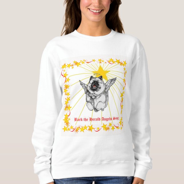 Sweatshirt de Noël de Keeshond (Devant)