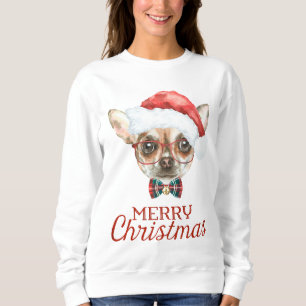 Sweatshirt de Noël du Chihuahua