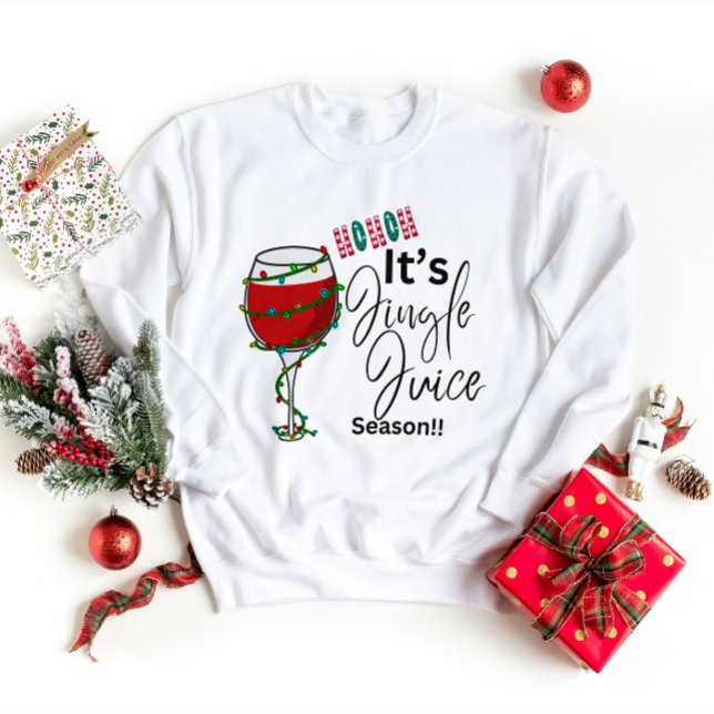 Sweatshirt de Noël - Ho Ho Ho It’s Jingle Juice (Créateur téléchargé)