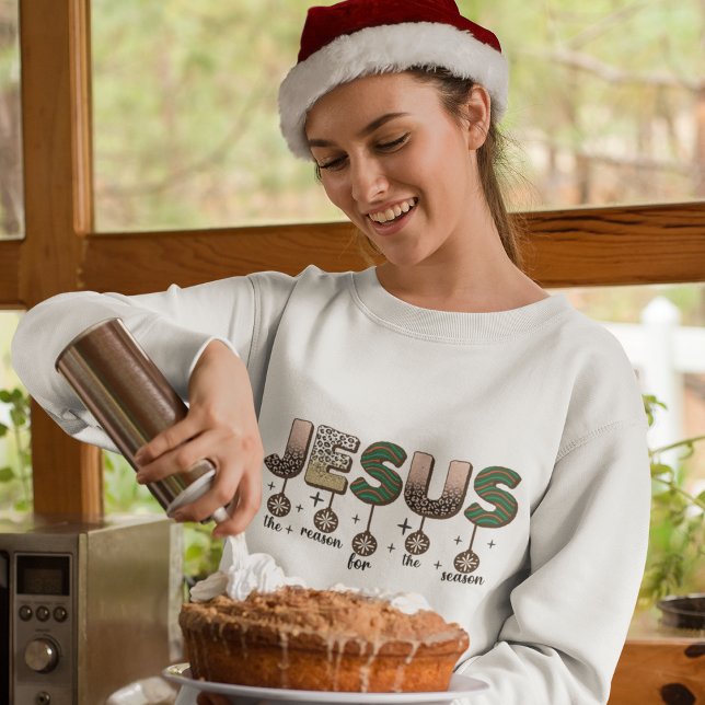 Sweatshirt de Noël Jésus (modern christmas sweatshirt, christmas sweatshirts, christmas sweatshirt, sweatshirt chirstmas)