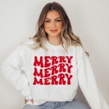 sweatshirt de Noël super rétro