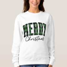 Sweatshirt de Noël | Vert féminin