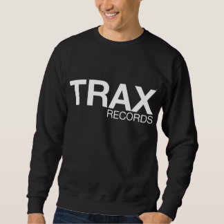 Sweatshirt de noir de signature de disques de Trax