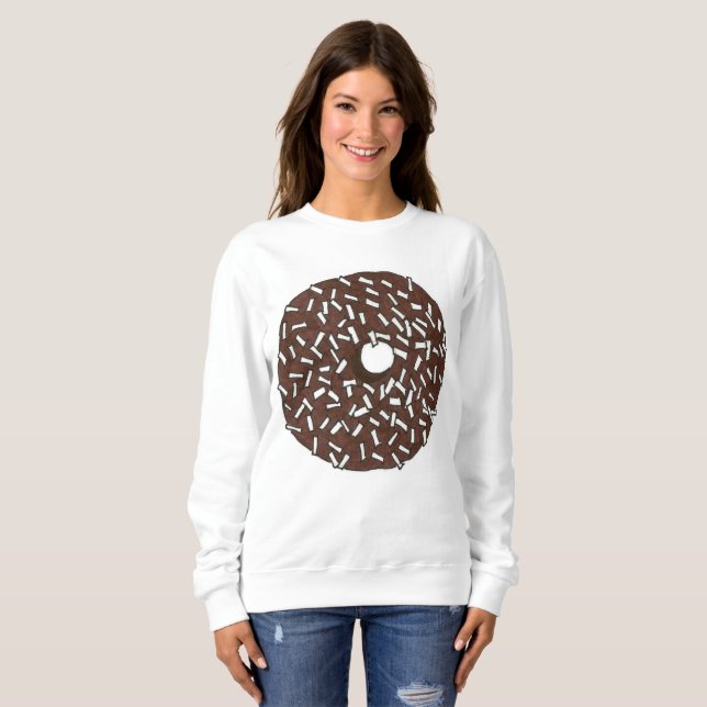 Sweatshirt de noix de noix de coco au chocolat (Devant entier)