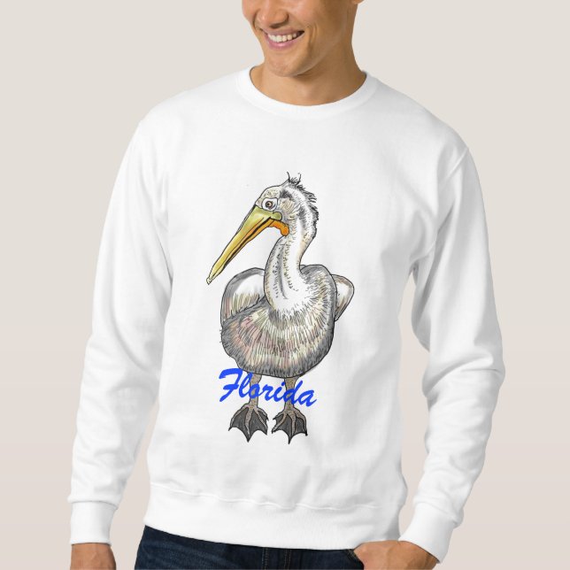 Sweatshirt de pélican de la Floride (Devant)