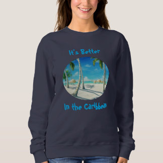 Sweatshirt de plage des Caraïbes tropicales