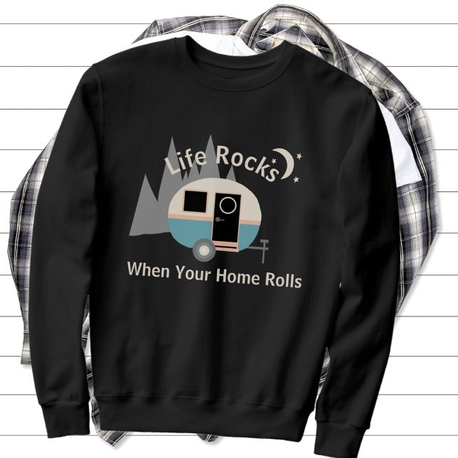 Sweatshirt de remorque de camping Life Rocks (Créateur téléchargé)