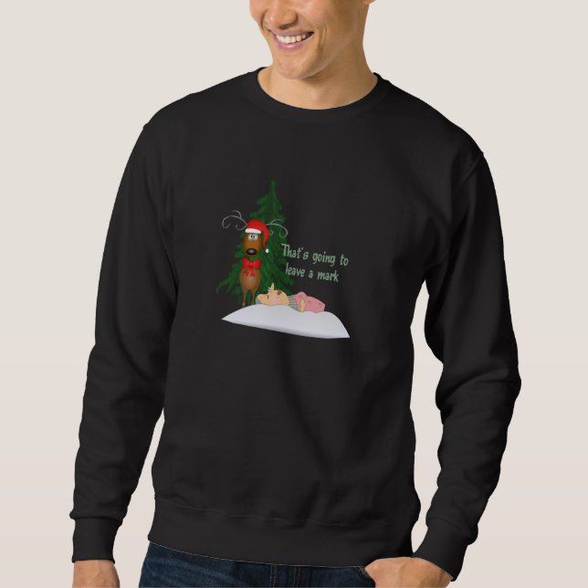 Sweatshirt de renne et de grand-maman (Devant)