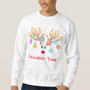 Sweatshirt de rennes et d'ornements