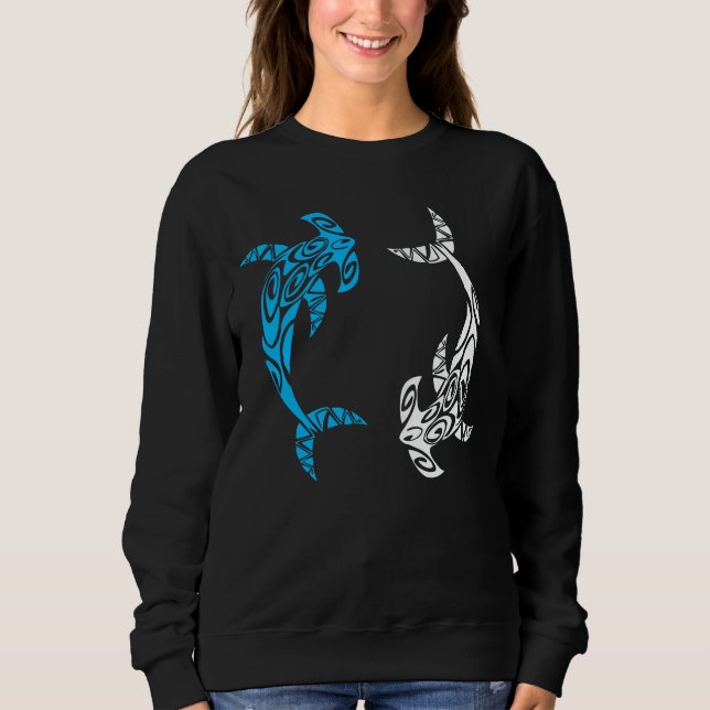 Sweatshirt de requins marteaux (Devant)