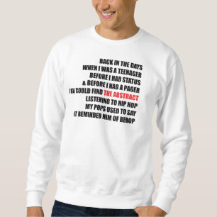 Sweatshirt De retour pendant les jours