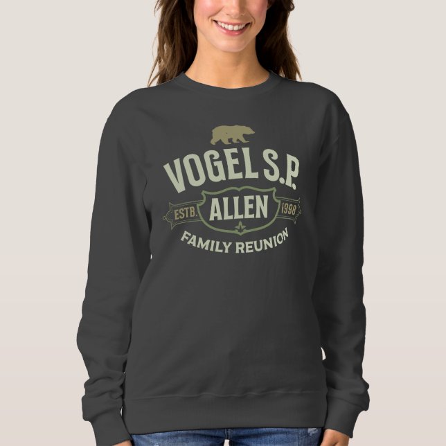 Sweatshirt de réunion de famille Allen (Devant)