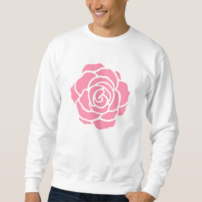 Sweatshirt de rose de rose (Devant)