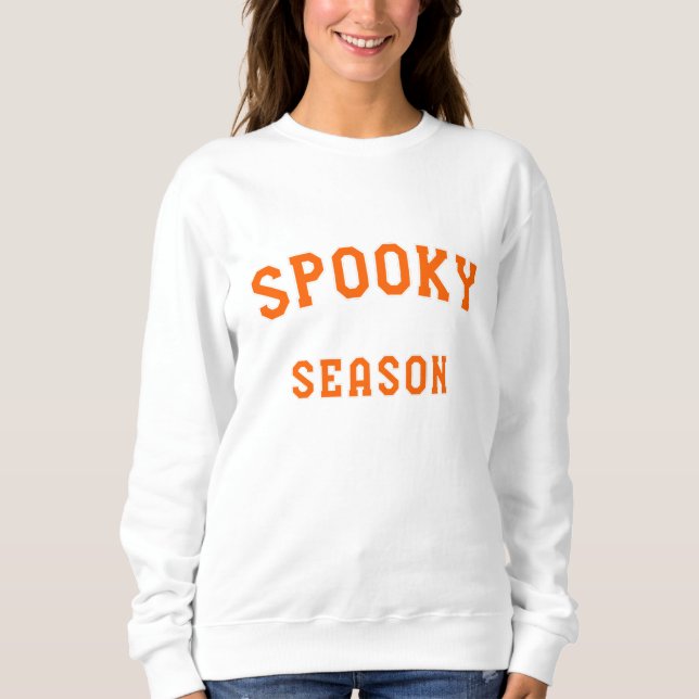 Sweatshirt de saison éffrayante (Devant)