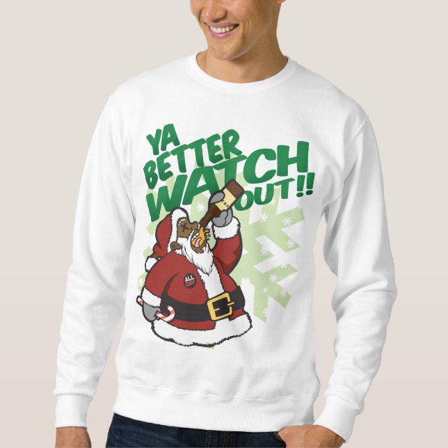 Sweatshirt de SantaCon (Devant)