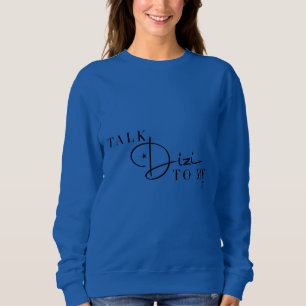 Sweatshirt de script Talk Dizi