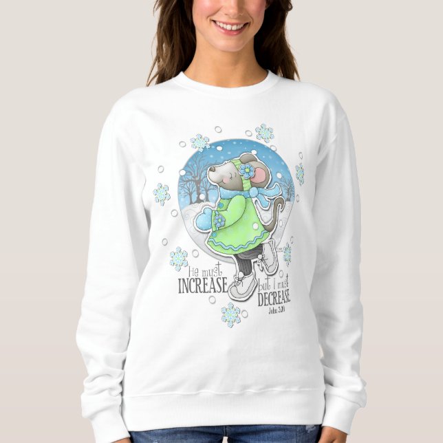 Sweatshirt de souris de séance d'entraînement (Devant)