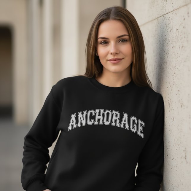  Sweatshirt de style universitaire ANCHORAGE (Créateur téléchargé)