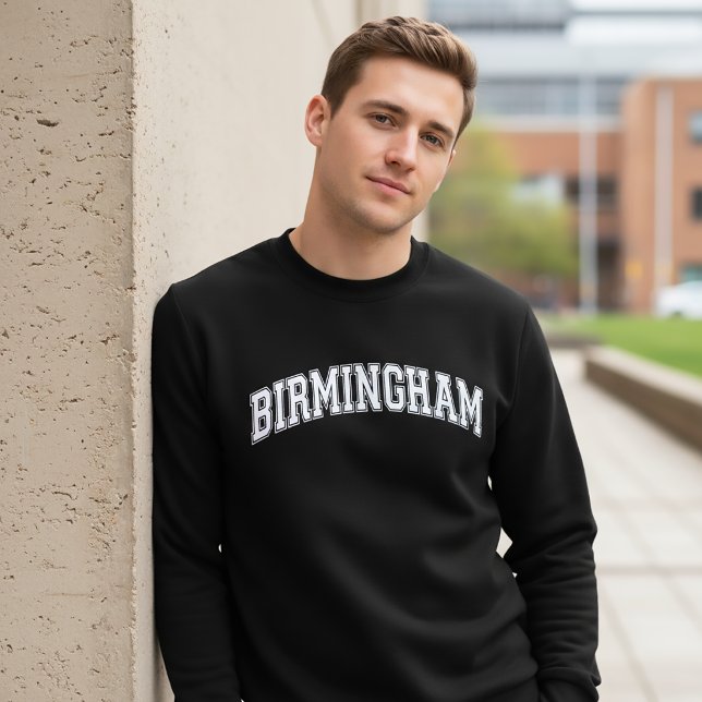  Sweatshirt de style universitaire de BIRMINGHAM (Créateur téléchargé)