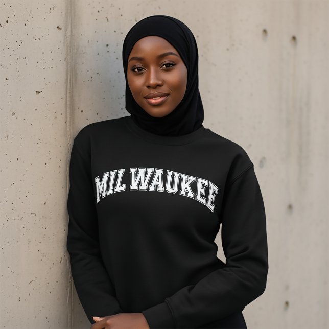 Sweatshirt de style universitaire MILWAUKEE Amériq (Créateur téléchargé)