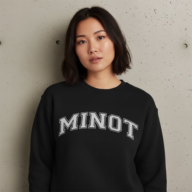Sweatshirt de style universitaire MINOT Amérique C (Créateur téléchargé)