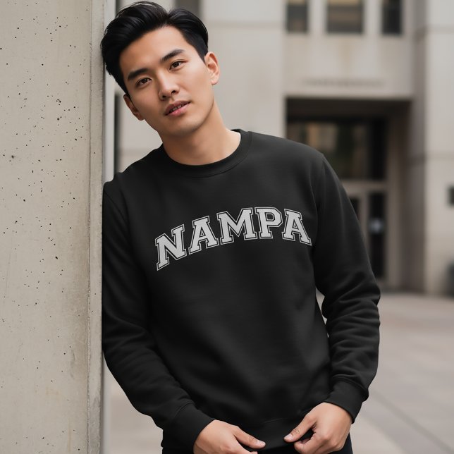 Sweatshirt de style universitaire Nampa America Co (Créateur téléchargé)