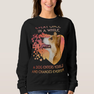 Sweatshirt De Temps En Temps Un Corgi Entre Dans La Vie