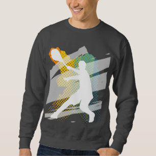 Sweatshirt de tennis foncé pour hommes