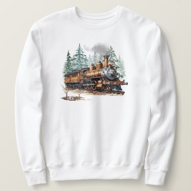 Sweatshirt de train d'hiver (Design devant)