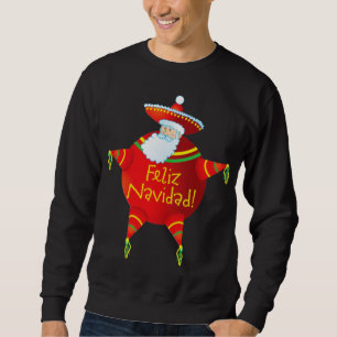 Sweatshirt de vacances de Feliz Navidad