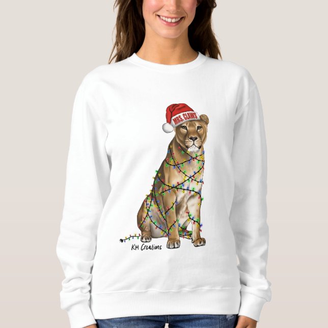 Sweatshirt de vacances Lion (Devant)