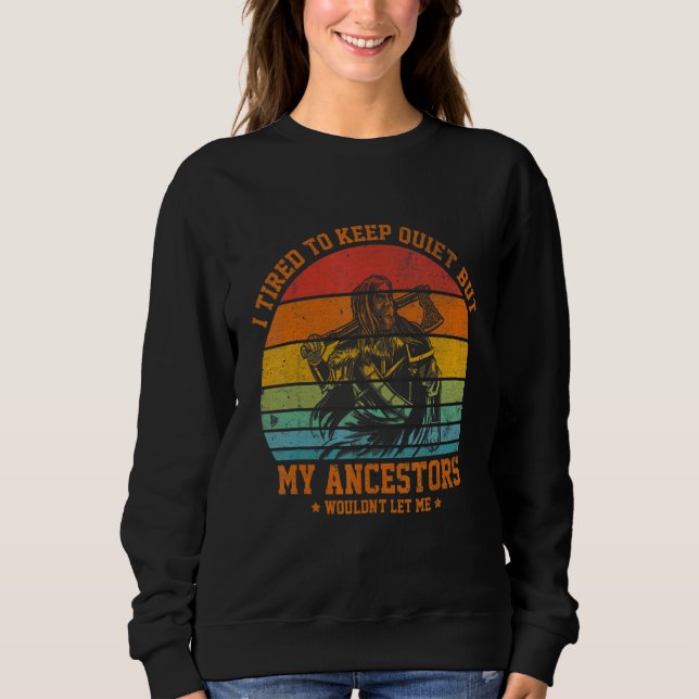 Sweatshirt De vrais vikings viennent à Valhalla et n'ont pas  (Devant)