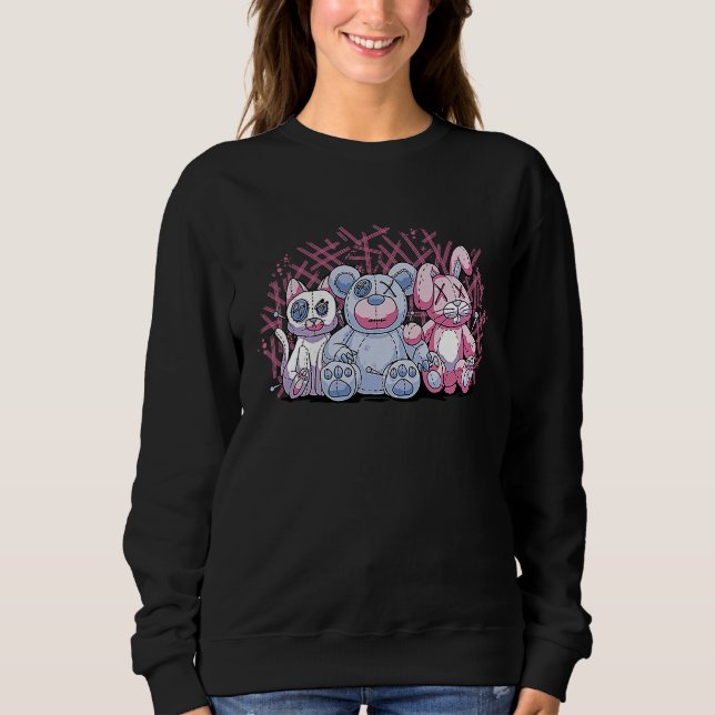 Sweatshirt Dead Toys Bear Voodoo doll (Devant)