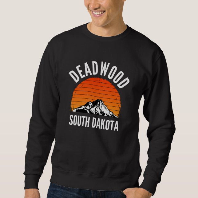 Sweatshirt Deadwood South Dakota Mountain (Devant)