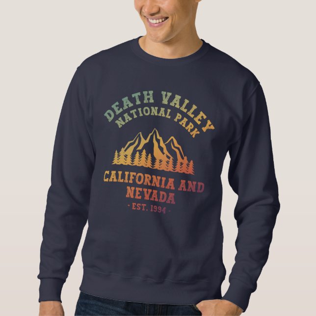 Sweatshirt Death Valley National Park USA Gradient (Devant)