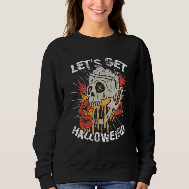 Sweatshirt Débarassons-nous d'Halloweird  Bière de Zombie Eff (Devant)