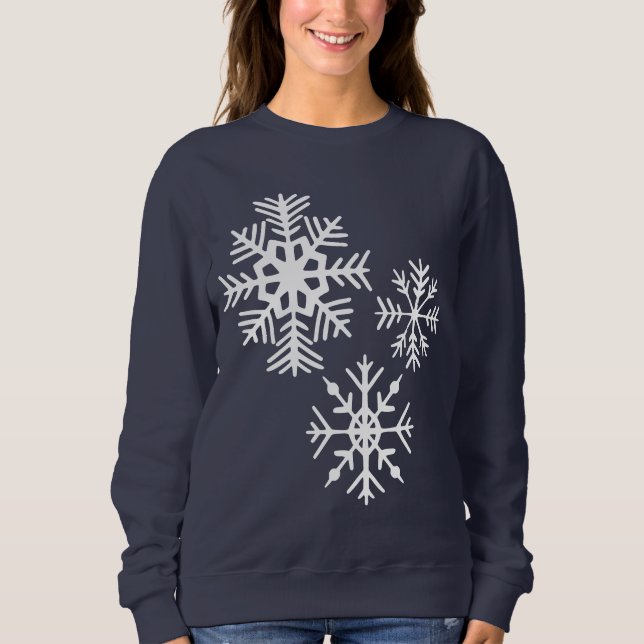 Sweatshirt Débardeur flocon de neige (Devant)