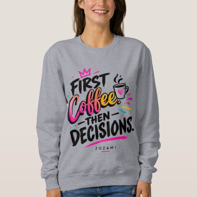 Sweatshirt Débardeur pour femmes 'Propulsé par les snacks' (Devant)
