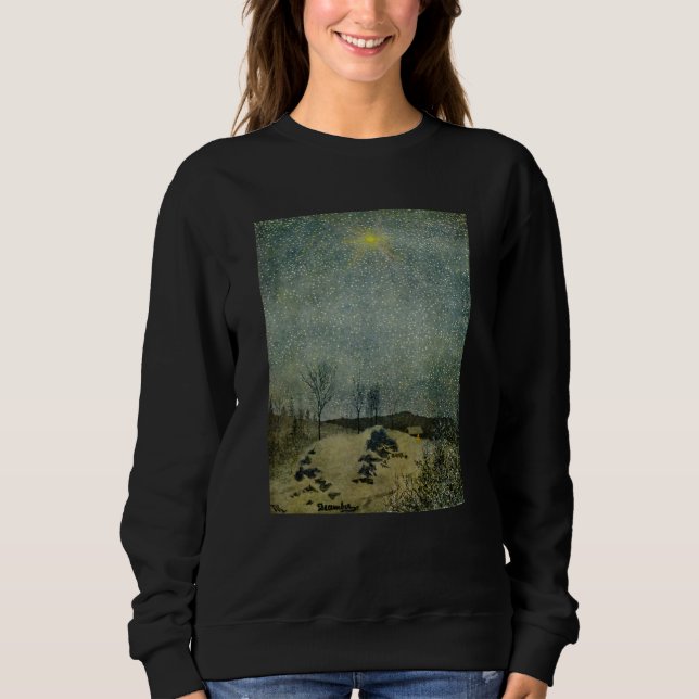 Sweatshirt December by Theodor Kittelsen (Devant)