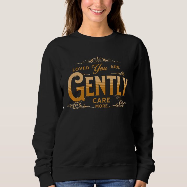 Sweatshirt - Déclaration d'auto-amour confortable (Devant)