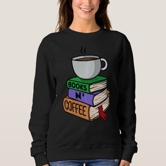 Sweatshirt Déclaration du cool Café Cappuccino buveur de café (Devant)
