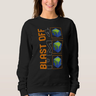 Sweatshirt Décollage Je Suis 4, Espace Planètes Système Solai