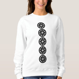 Sweatshirt décontractée de fruits noirs