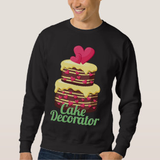 Sweatshirt Décorateur de gâteaux Boulanger Pâtissier Faisant