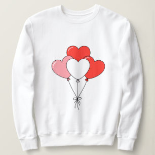 Sweatshirt décoration de t-shirt pour ballon valentin