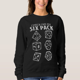 Sweatshirt Découvrez Mon Jeu D'Imaginaire À Six Jets Nerdy Rp