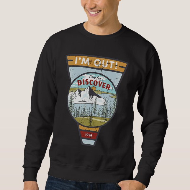 Sweatshirt Découvrir l'Alaska (Devant)