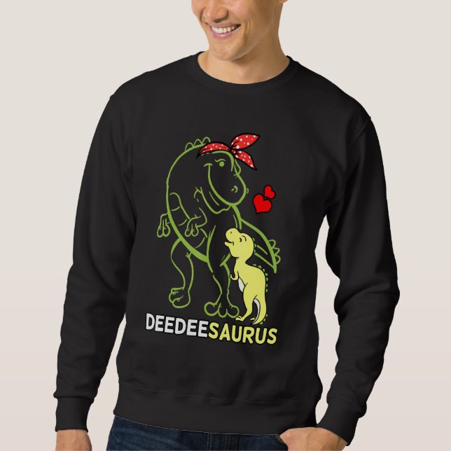 Sweatshirt Deedeesaurus Deedee Tyrannosaurus Dinosaur Baby (Devant)