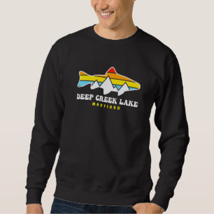 Sweatshirt Deep Creek Lake State Park Maryland Md Fishing Ski